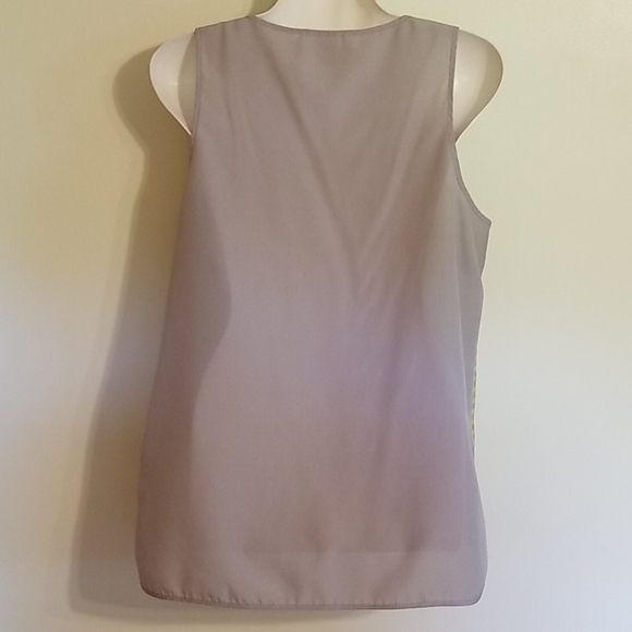 🔴SALE Michael Kors Gray & Green Tank,L - Picture 3 of 6